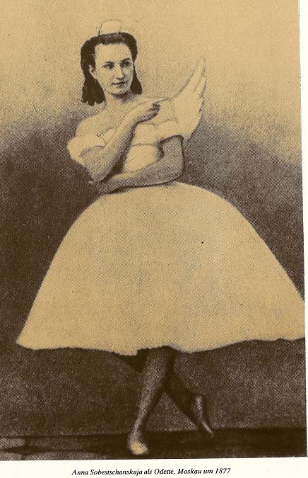 die russische Primaballerina Anna Sobestschanskaja