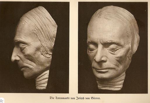 Totenmaske von Joseph von Goerres